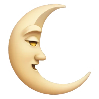 Moon astrology symbol  sticker