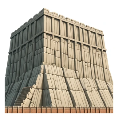 The massive defensive wall from Attack on Titan with 50-meter height sticker