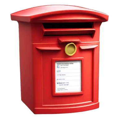 Royal Mail Postbox sticker