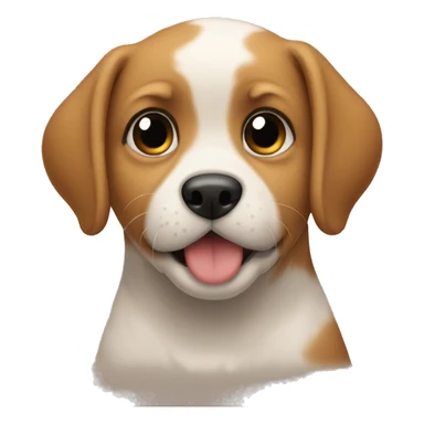 Puppy whit huddie sticker