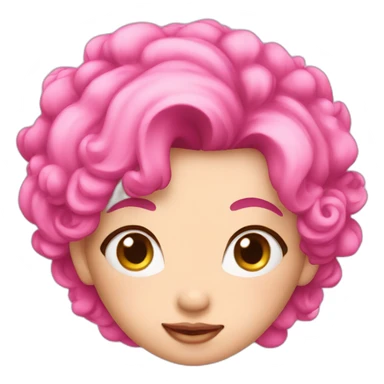 pink cute princess sticker