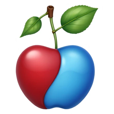 Une  cerise bleu ils8 sticker