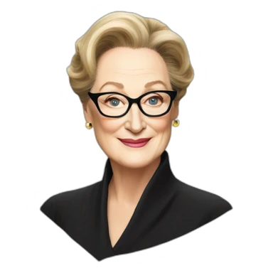 meryl streep sticker