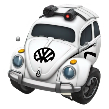  1956 Volkswagen bug First Order Storm Trooper sticker