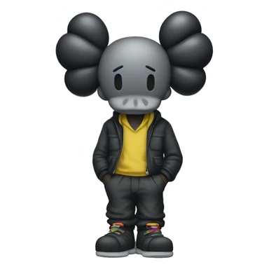 KAWS sticker