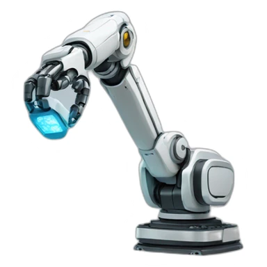 a robotic arm sticker