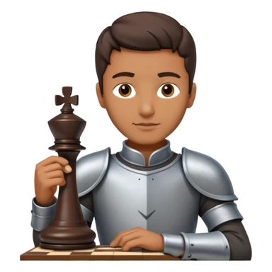 Chess Player holding a knight piece,Chess club. sticker