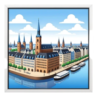 hamburg germany blue sky sticker