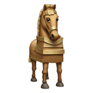 trojan horse sticker