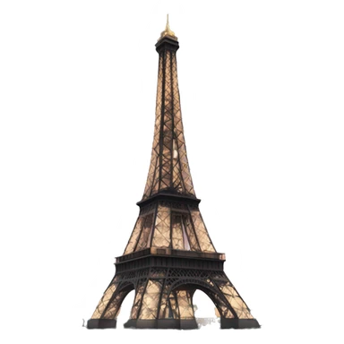 the eiffel tower at night  sticker