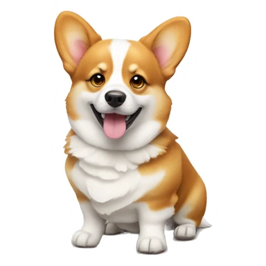 Cute corgi sticker