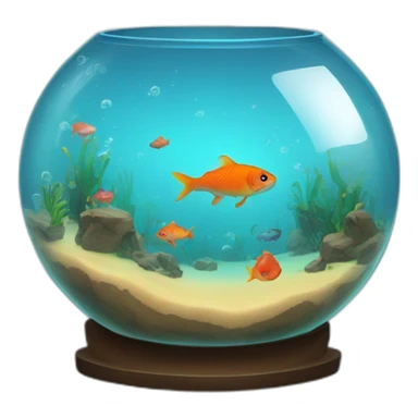 Fishbowl universe sticker