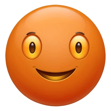 orange BINGO emoji, round, cheerful, with bold letters sticker