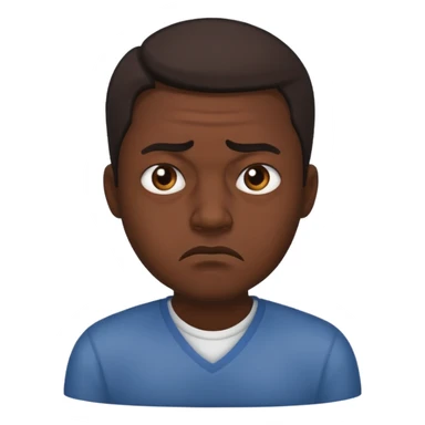 Quero que esse emoji tenha a expressão de nojo 🙎🏾‍♂️ sticker