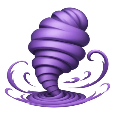 Tornado purple sticker