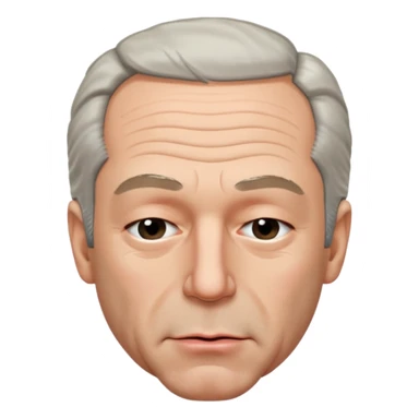 Jeffrey Epstein with eyes shut and puckered lips sticker