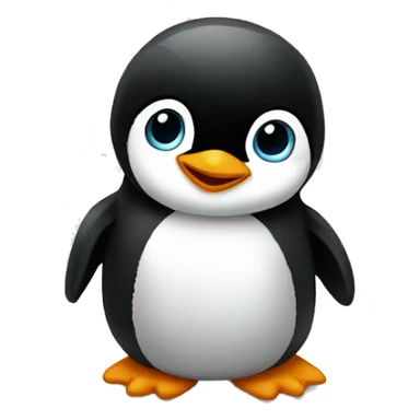 babypenguinwithafroghat sticker