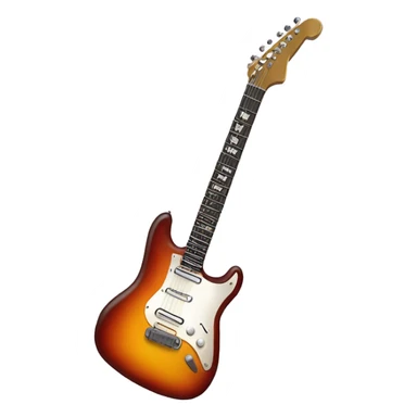 A rockstar emoji where it’s an electric guitar  sticker