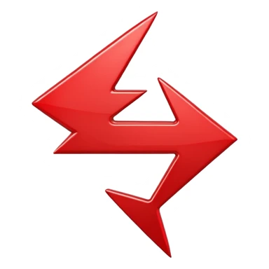 red arrow icon sticker