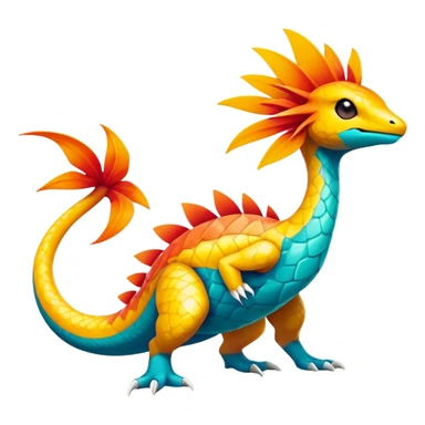  exotic tropical Fakémon-Pokémon-Vernid-creature sticker