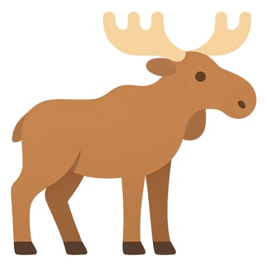 Moose sticker