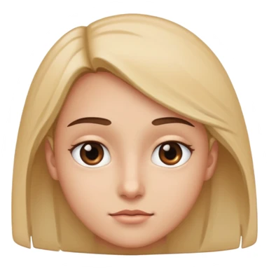 face profile, eyes looking sideway sticker