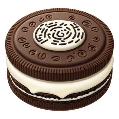 i want to create a emoji of one Oreo classic. The original oreo sticker