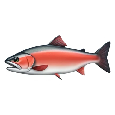 Sockeye salmon sticker
