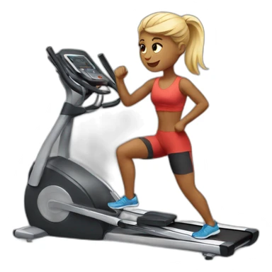 Workout sticker