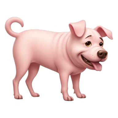Dog and Pig sticker