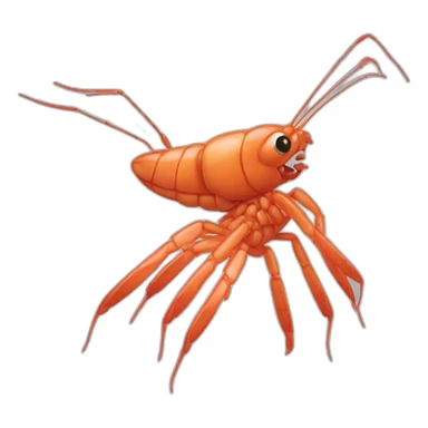 Crevettes danse sticker