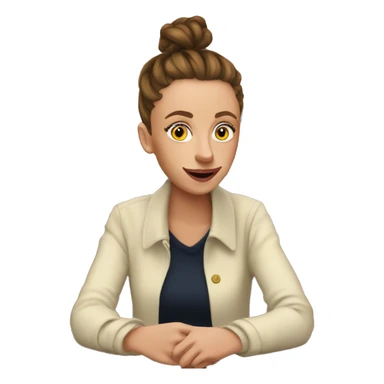 Emma Chamberlain visiting cafes sticker