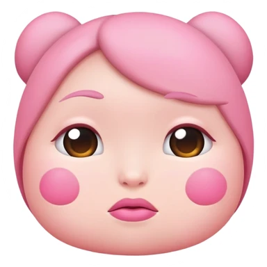 Cartoon bum cheeks in simple cute style sticker