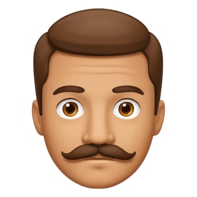 picture 2 with another style of mustache sticker