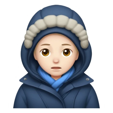 person who are cold sticker