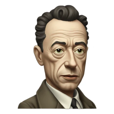 Albert camus sticker