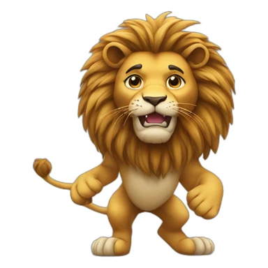 Lion qui twerk sticker