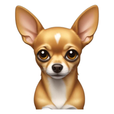 deer-headed chihuahua no white sticker