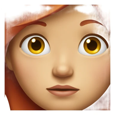 red hair white girl crying sticker