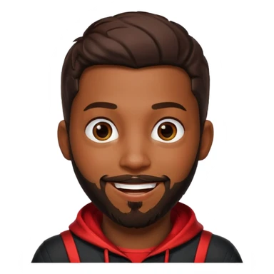 Miles Morales with beard sticker