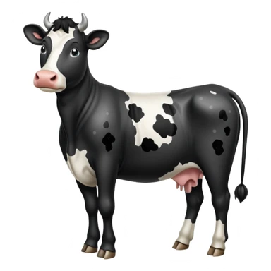 pantomime freisan cow sticker