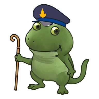 Cane su un coniglio sticker