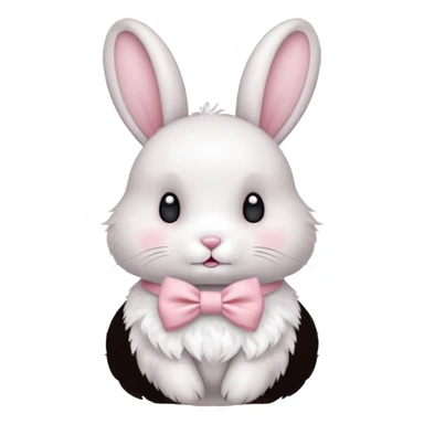 Coelho de laço sticker