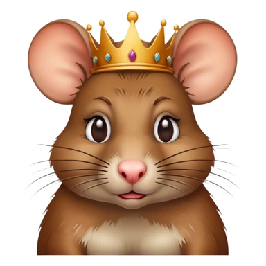 Queen rat having a bad day sticker