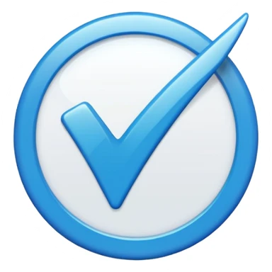 Verified check mark sticker