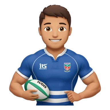 Joueur de rugby sticker