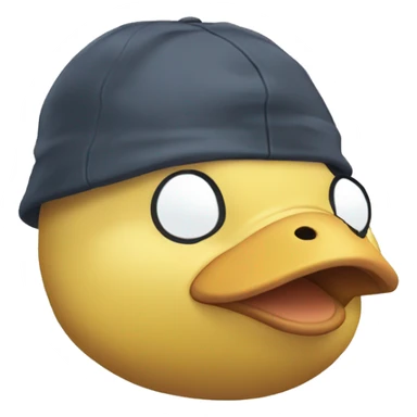 psyduck pog sticker