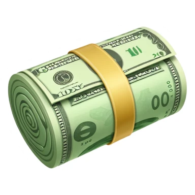 money in tube sticker