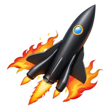 jesus driving fine black rocket with fire color france sticker