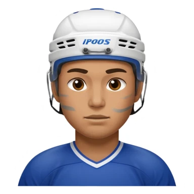 a hockey player sticker